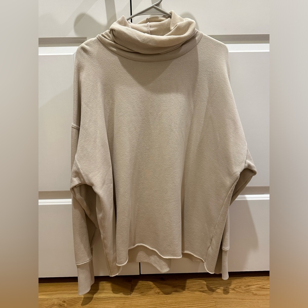 Aerie Turtle Neck Oversized Sweatshirt - Size S